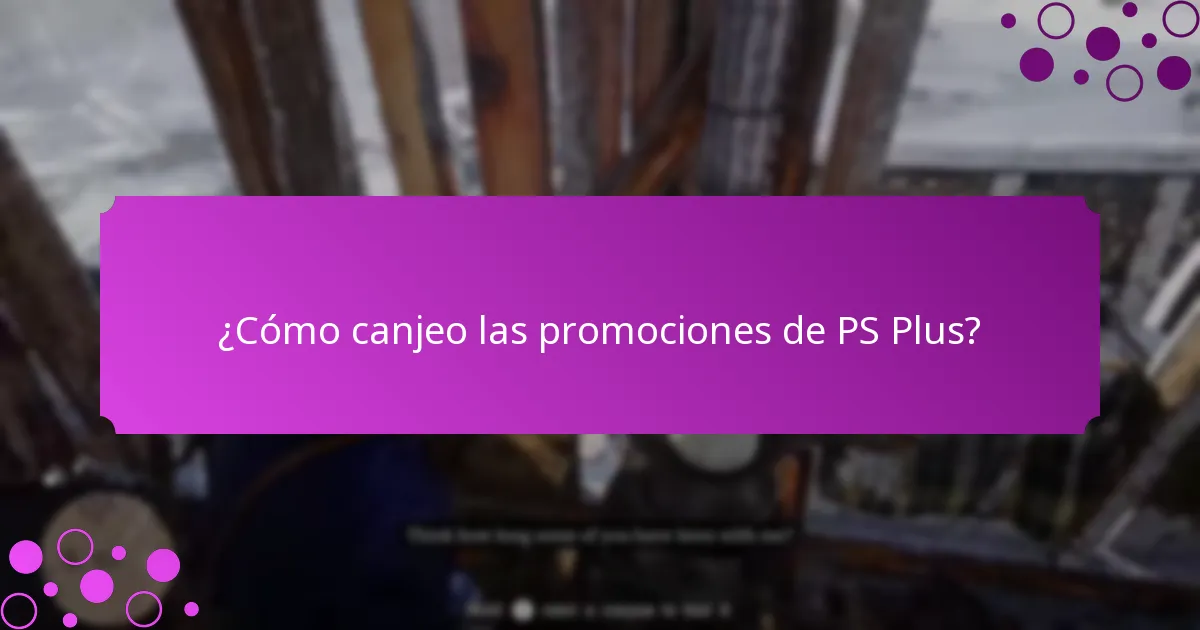 ¿Cómo puedo obtener artículos especiales a través de las promociones de PS Plus?