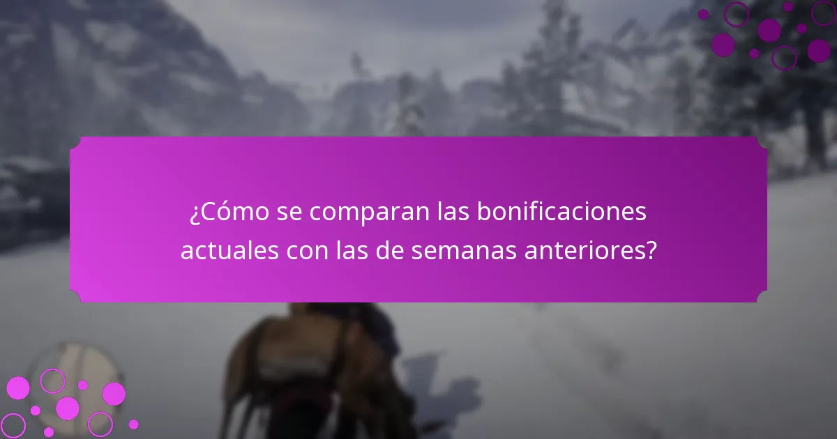 ¿Cuándo comienzan y terminan las bonificaciones de eventos semanales?