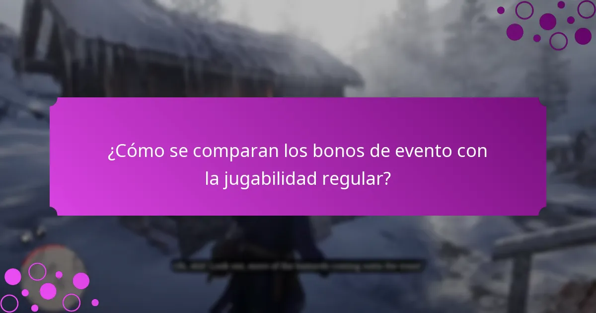 ¿Cuál es la duración y disponibilidad de los bonos de evento?