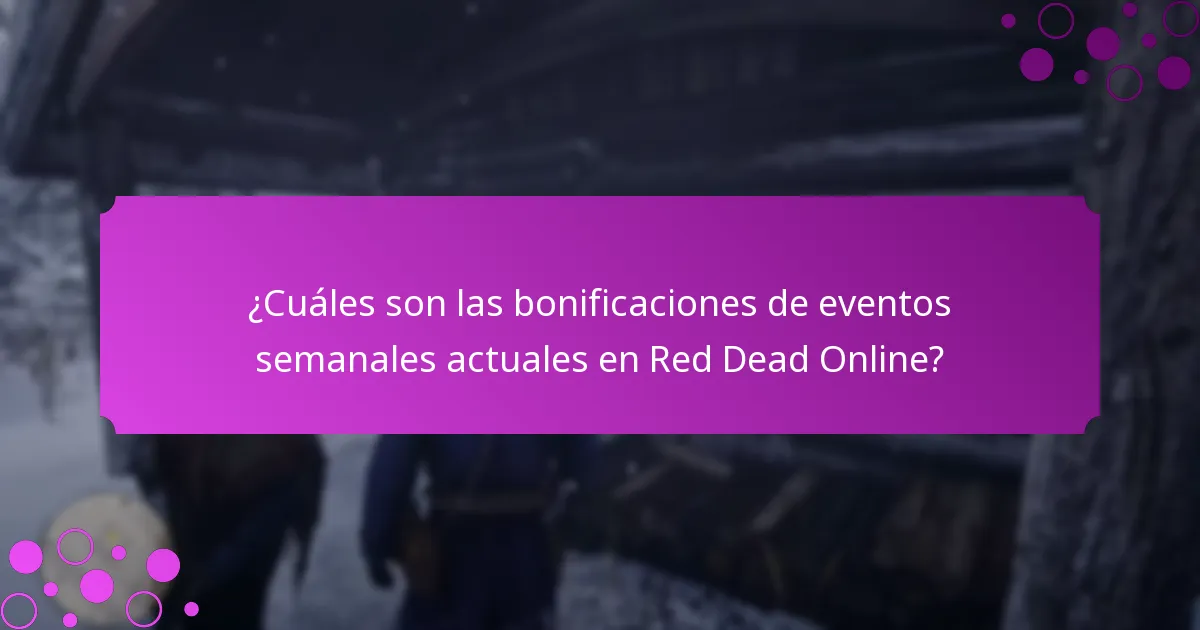 ¿Cómo se comparan las bonificaciones actuales con las de semanas anteriores?