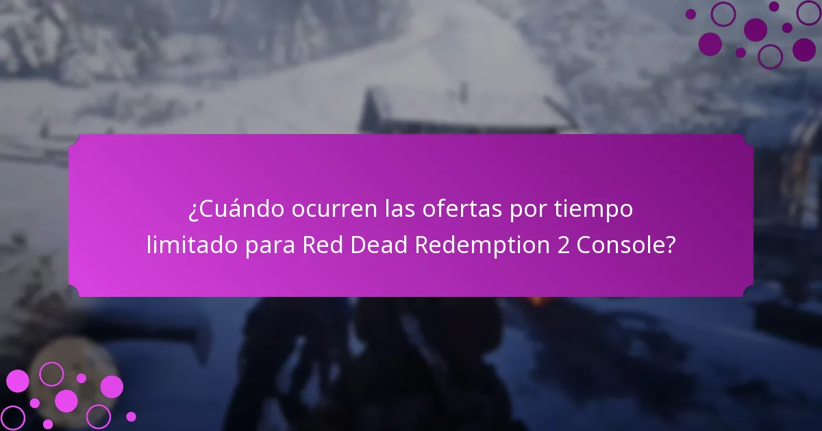 ¿Qué bonificaciones especiales están disponibles para los jugadores de Red Dead Redemption 2 Console?